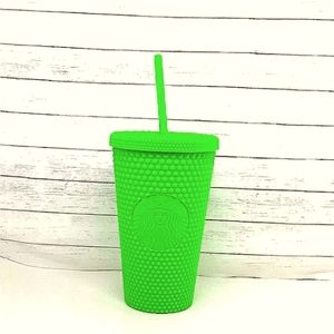 NWT Starbucks 2021 Studded Neon Green Cup
